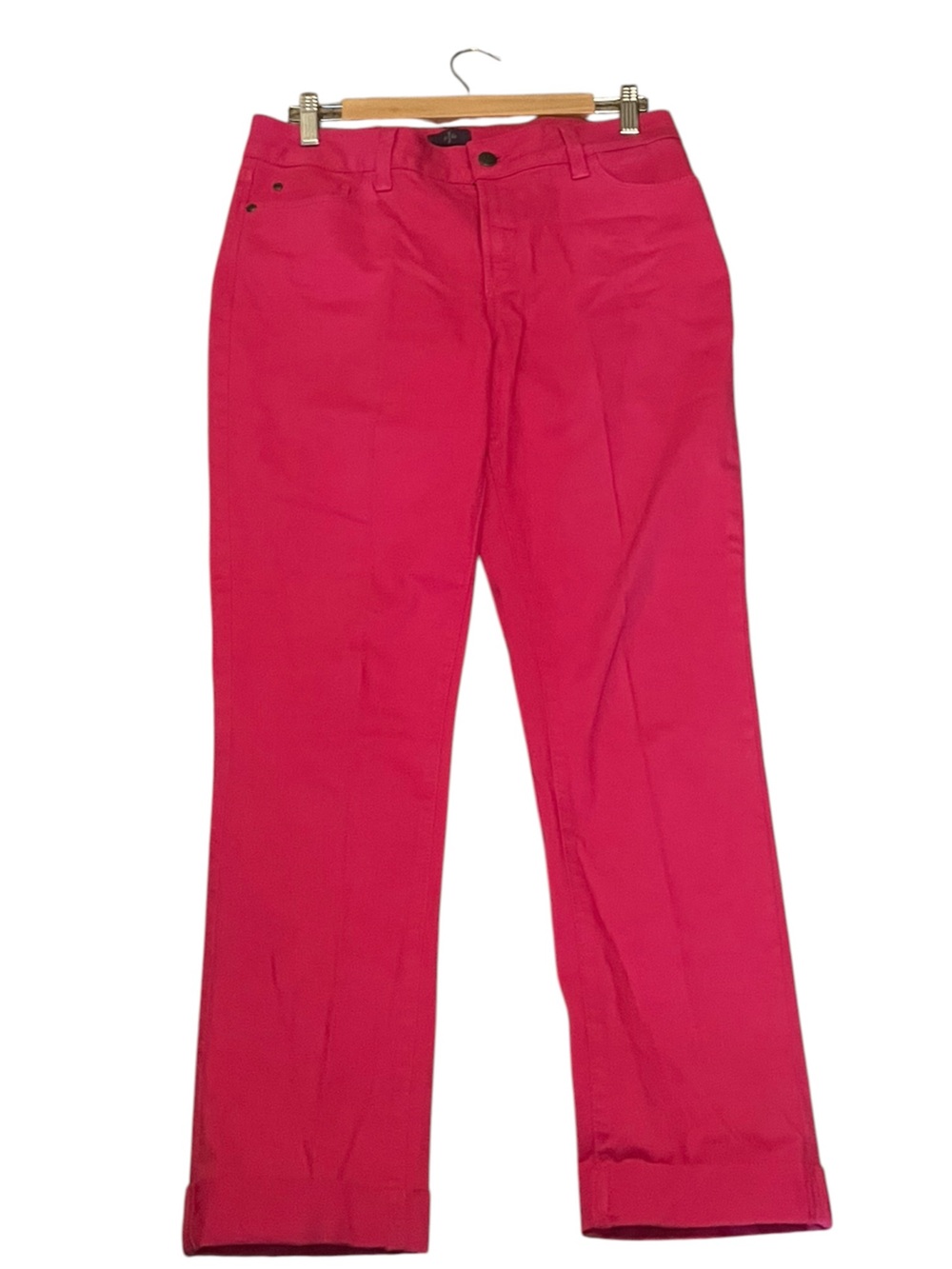 NYDJ Boyfriend Jeans - Hot Pink - Size 6 - Stretch Denim